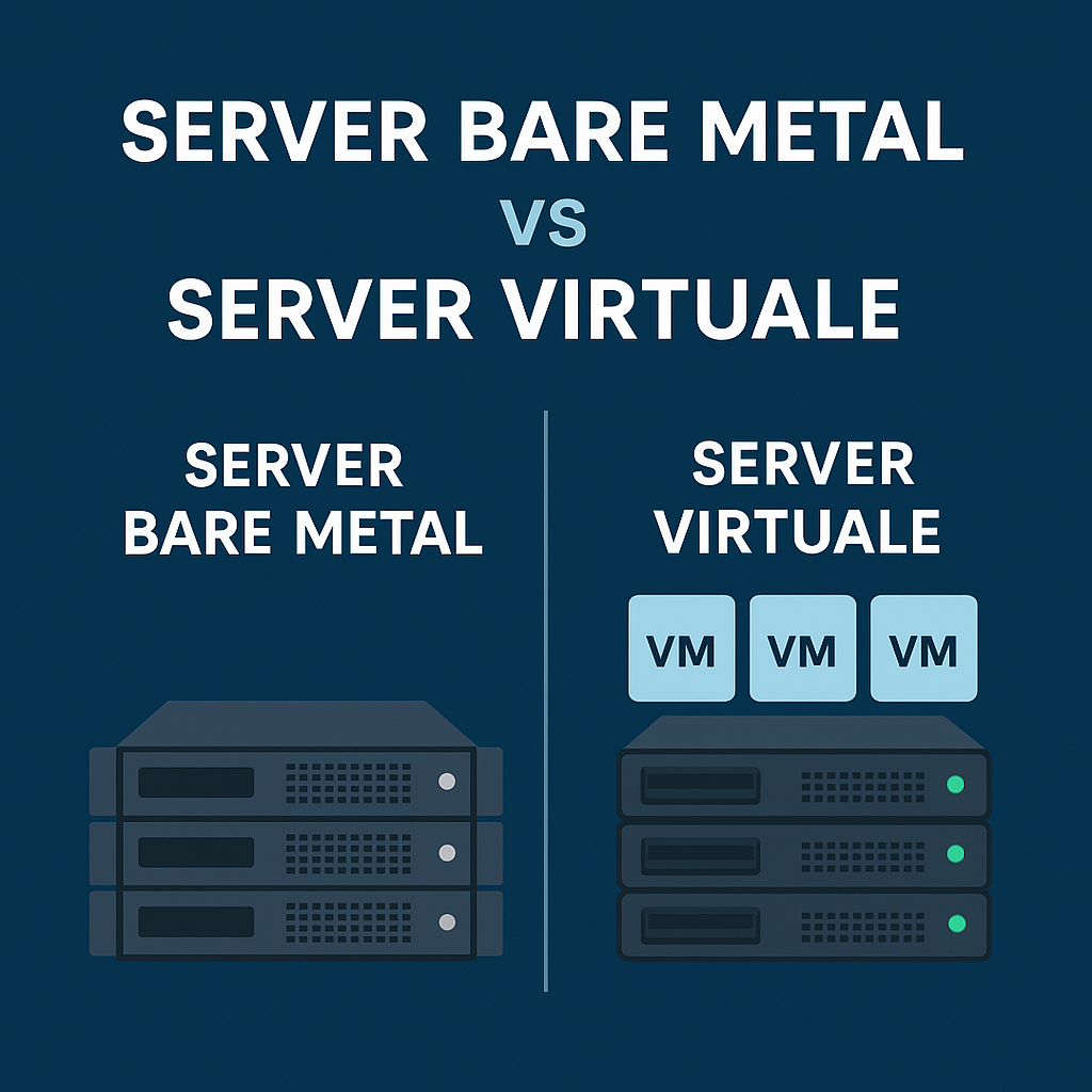 Scopri le differenze tra server bare metal e server virtuale
