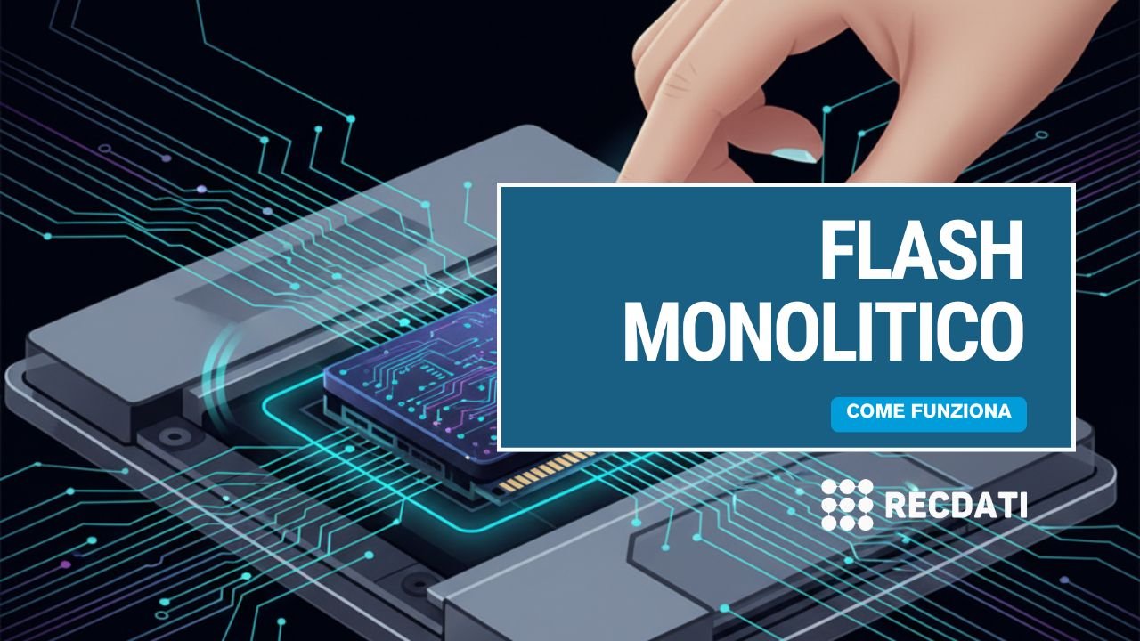 Recupero dati da flash monolitico